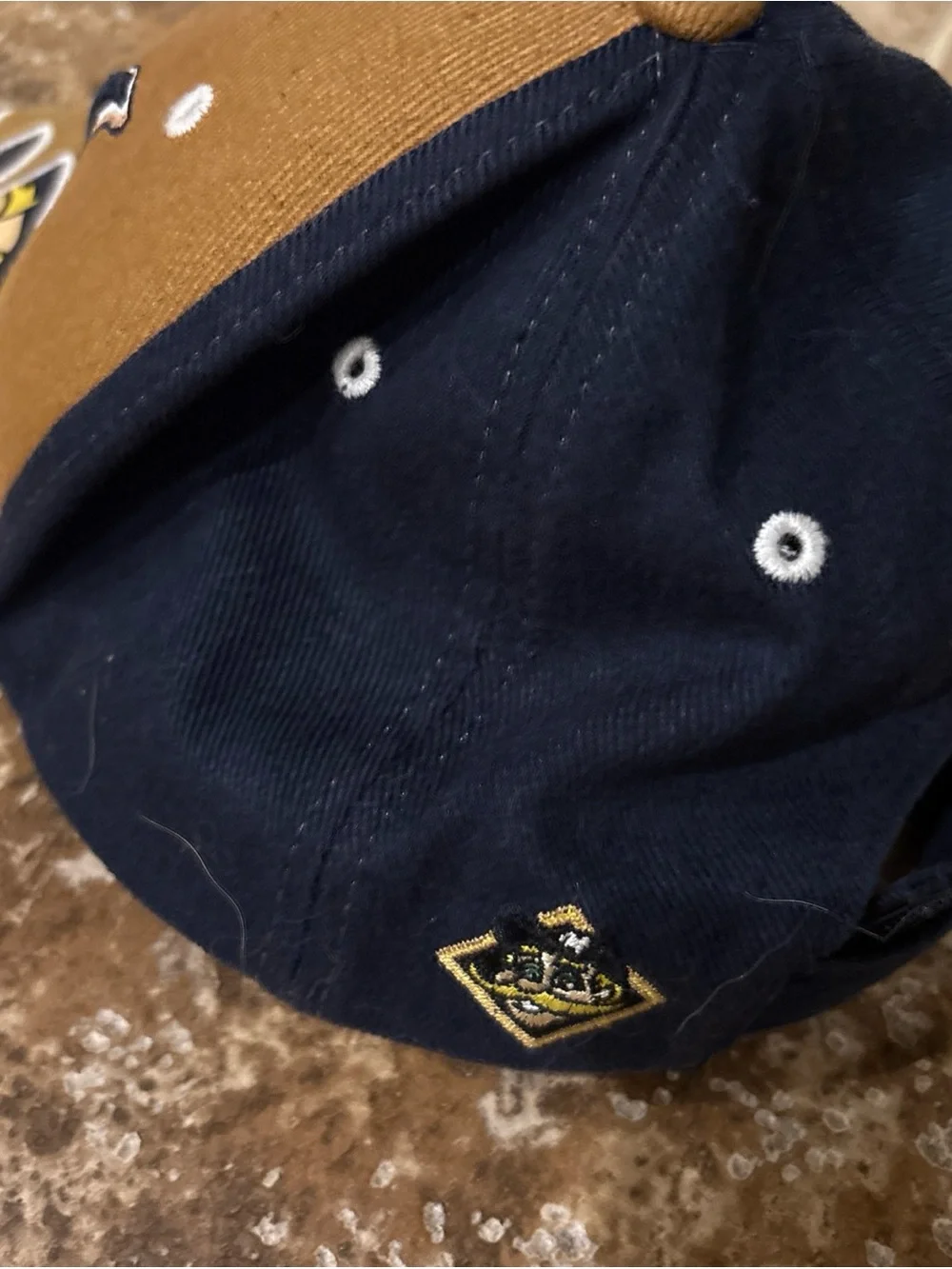 Milwaukee Kids Brown and Black Baseball Cap with Mascot